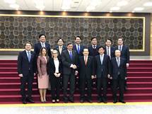 19. 2. 2018, Seul – Predsednik Pahor je v okviru uradnega obiska obiskal junokorejski parlament (UPRS)